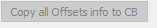 6. Copy All Offsets info to CB