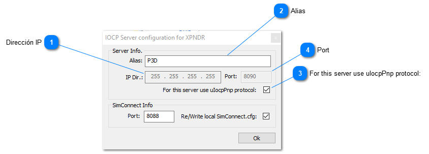 3.4.1. Configuración de IOCP Server